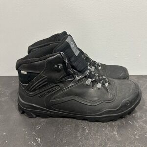 Merrell Overlook 6 Ice+ Waterproof Vibram Black Mens 10.5 Outdoor Shoes Boots